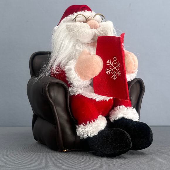 Kid of America Animated Santa Reads Night Before Christmas Y2K Kitschy Whimsical - Picture 3 of 16